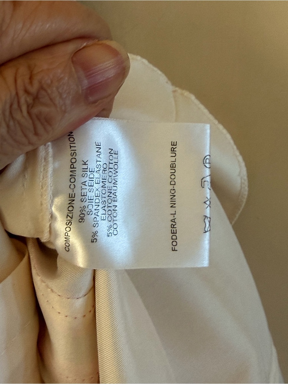 Vintage Gucci White Midi Dress with Pink & Black Side Stripes - Picture 11 of 15